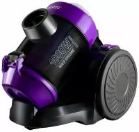 Пылесос напольный Ginzzu VS427 циклонный (черный/фиолетовый)