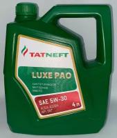 Синтетическое моторное масло Татнефть LUXE PAO 5W-30, 4 л, 1 шт