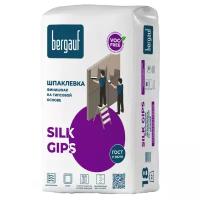 Шпатлевка гипсовая bergauf silk gips финишная 18кг, арт. silkgips18