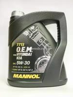 Mannol O.E.M for Korean cars 5w30 SN 4л синт. 4034/7713