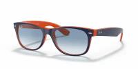 Солнцезащитные очки Ray-Ban RB2132 New Wayfarer Color Mix, размер M (Blue On Orange)