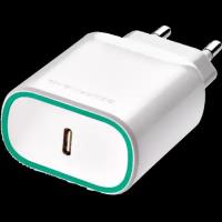 Gerffins Зарядное устройство сетевое Gerffins Pro USB Type-C, PD 20W, белое