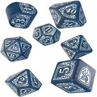 Набор кубиков Q-workshop Harry Potter. Ravenclaw Modern Dice Set: Blue, 7 шт