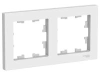 Рамка 2-м AtlasDesign универс. бел. SchE ATN000102