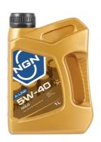 Синтетическое моторное масло NGN Gold A-LINE 5W-40, 1 л, 1 шт