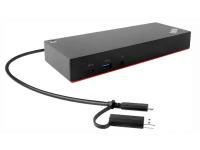 Док-станция Lenovo ThinkPad Hybrid USB-C with USB-A Dock (RJ-45, 2xUSB 2.0, 3xUSB 3.0, 1xUSB Type-C, 2xHDMI, 2xDisplayPort). 135Вт Черный 40AF0135UK