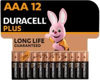 Элемент питания AAA DURACELL PLUS 12 шт