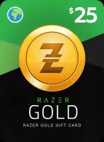 Карта пополнения Razer Gold 25$ - Razer Key - 25 USD - регион Америка