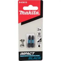 Насадка Makita Impact Black PH2, 25 мм, C-form, 2 шт. (B-63616)