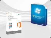 Microsoft Windows 7 Professional + OFFICE 2016 Pro Plus / Полный пакет / Лицензия / Русский язык