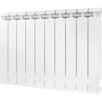 Биметаллический секционный радиатор GLOBAL Style Extra 500, 10 секций, белый