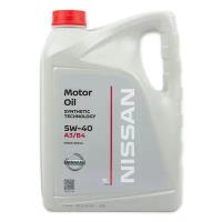 Моторное масло Nissan KE900-90042 5W-40 синтетическое 5 л