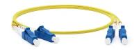 Hyperline FC-D2-9-LC/UR-LC/UR-H-50M-LSZH-YL Патч-корд волоконно-оптический (шнур) SM 9/125 (OS2), LC/UPC-LC/UPC, 2.0 мм, duplex, LSZH, 50 м 243969