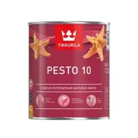 Tikkurila Euro Pesto 10 / Тиккурила Песто 10 эмаль алкидная для внутренних работ матовая база С 0,9л
