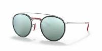 Солнцезащитные очки Ray-Ban RB3647M Scuderia Ferrari Collection, размер M (Silver)