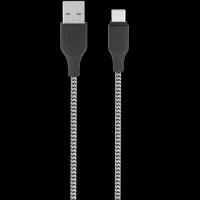 Gerffins Кабель Gerffins USB-A - Type-C, 1м., черно-белый