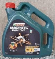 Синтетическое моторное масло Castrol Stop-Start 5W30, А3/В4, 4 литра