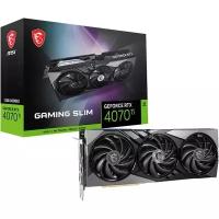 Видеокарта MSI NVIDIA GeForce RTX 4070 Ti GAMING SLIM 12ГБ (RTX 4070 Ti GAMING SLIM 12G)