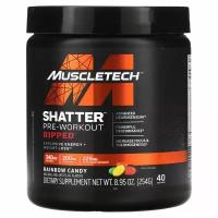 Muscletech, Shatter Pre-Workout, Ripped, Rainbow Candy, 8.95 oz (254 g)