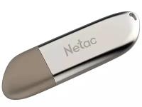 Флешка Netac U352, 16Gb, USB 3.0, Серебристый/Коричневый NT03U352N-016G-30PN