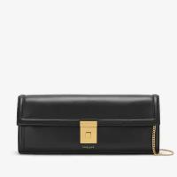 Клатч DeMellier London The Paris Clutch (black smooth)