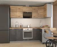 Кухонный гарнитур в стиле лофт с фасадами МДФ 1200*2400