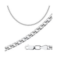 Серебряная цепь плетение Тройной ромб Diamant online 109016, Серебро 925°, 60