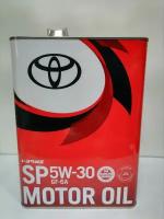 Моторное масло Toyota SP 5w30, 4 литра, артикул 08880-13705