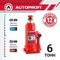 Домкрат бутылочный 6 т. Autoprofi 200-405 мм