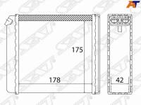 Радиатор отопителя для Опель Вектра А 1988-1992 год выпуска (Opel Vectra A) SAT ST-87-0041
