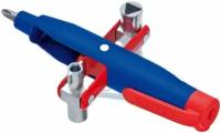 KNIPEX 00 11 07 - Blue,Metallic,Red - Die-cast zinc - 2 leg(s) - 4 head(s) - 6,5,8 mm - 9 mm