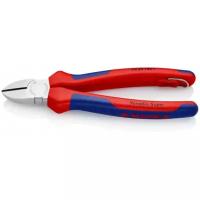 KNIPEX 70 05 180 T - Diagonal-cutting pliers - Chrome,Metal - Plastic - Blue/Red - 18 cm - 258 g