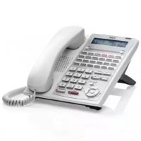 NEC IP4WW-24TXH-A-TEL (WH) Телефон 24 кнопок белый, 2-х строчный дисплей для NEC SL1000