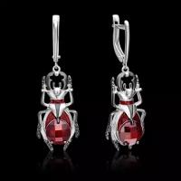 PLATINA jewelry Серебряные серьги с фианитами 02-4784-00-404-0200-68