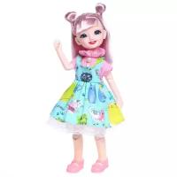 Шарнирные куклы Без бренда Кукла шарнирная «Мира» в платье