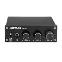 Звуковая карта AIYIMA DAC-A2 (вых. 2xRCA+jack 3.5, вх. S/PDIF+USB2.0 (96K/24bit, питание microUSB 5V)