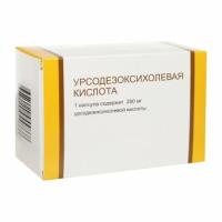 Урсодезоксихолевая кислота капс., 250 мг, 50 шт
