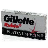 Лезвия двухсторонние для бритвенных станков Gillette Rubie Platinum 5 шт