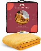 Электроплед Dreamland 16847B Deluxe Warming Throw Mustard 120 х 160 см (горчичный)