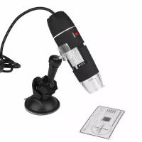 Микроскоп 50-500х (USB) цифровой карманный с подсветкой (8 LED)