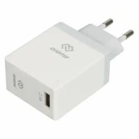 Сетевое зарядное устройство Digma DGWC-1U-2.1A-WG, USB, 10.5Вт, 2.1A, белый