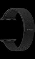 Deppa Ремешок Band Mesh для Apple Watch 42/44 mm, нержавеющая сталь, черный