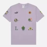 Женская футболка Puma x Liberty Badge фиолетовый, Размер L