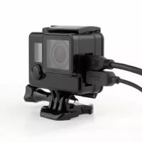 Чёрный защитный корпус с отверстием для GoPro HERO3/3+/4 Black/Silver/White