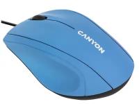 Мышь проводная Canyon M-05, 1000dpi, Голубой CNE-CMS05BX