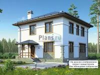 Проект дома Plans-12-94 (165 кв.м, профилированный брус)