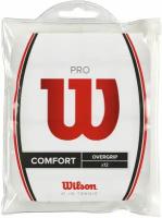 Намотка для ракетки Wilson Pro Overgrip белая 12 шт