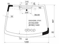 Стекло Лобовое Toyota Aygo/Peugeot 107/Citroen C1 3/5d 05-14 XYG арт. 8363AGNBL LFW/X