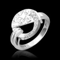 Кольцо PLATINA jewelry из серебра 925 пробы с фианитом (недрагоценные вставки)