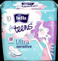 Прокладки гигиенические BELLA Ultra Sensitive супертонкие, впитывающие, 10шт